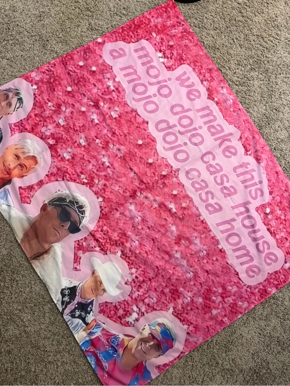 Pink Pop Art Tapestry